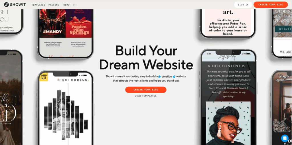 Créer un site créatif et flexible avec Showit