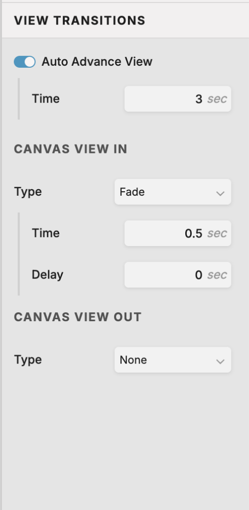 view transitions - visuel